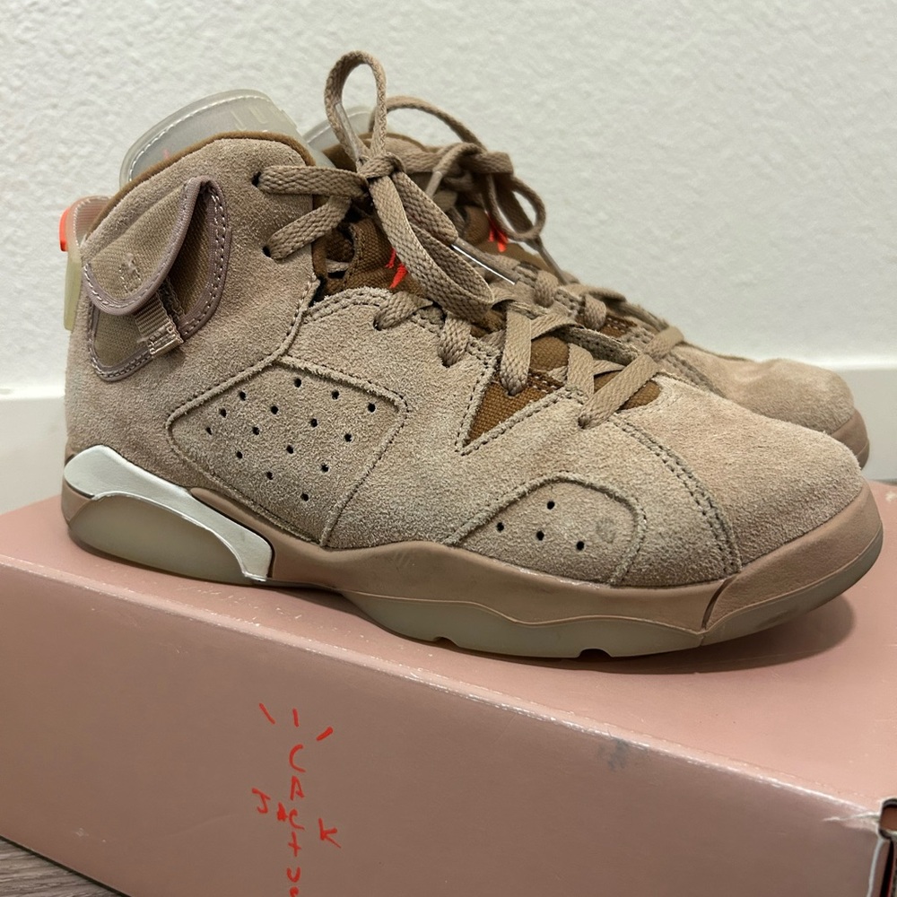 Jordan Kids Tan Suede Sneakers